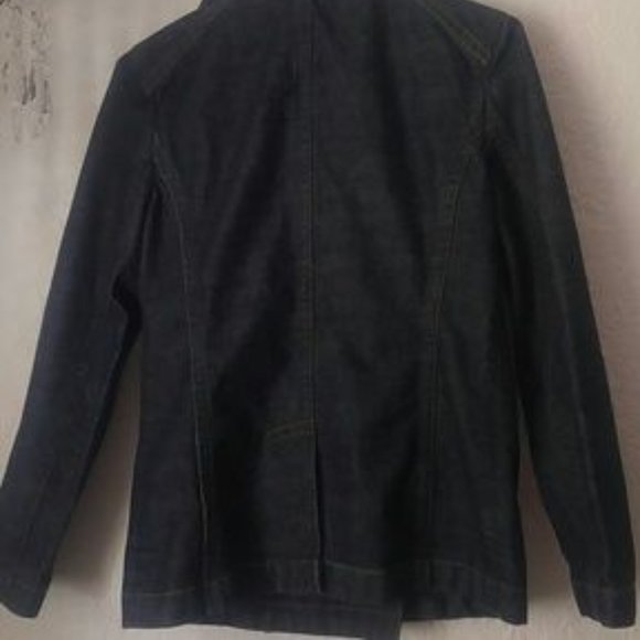 GAP Double Breasted Denim Jean Jacket SZ XS - Picture 5 of 6